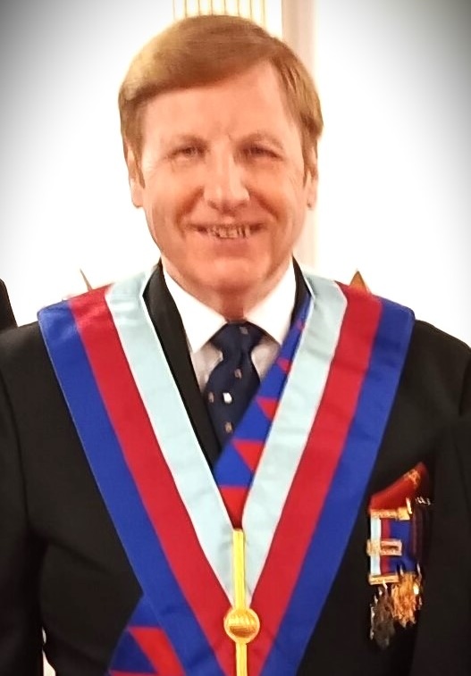 Picture of Excellent Companion David Hedley Assistant to the Provincial Grand Principals in Royal Arch Regalia