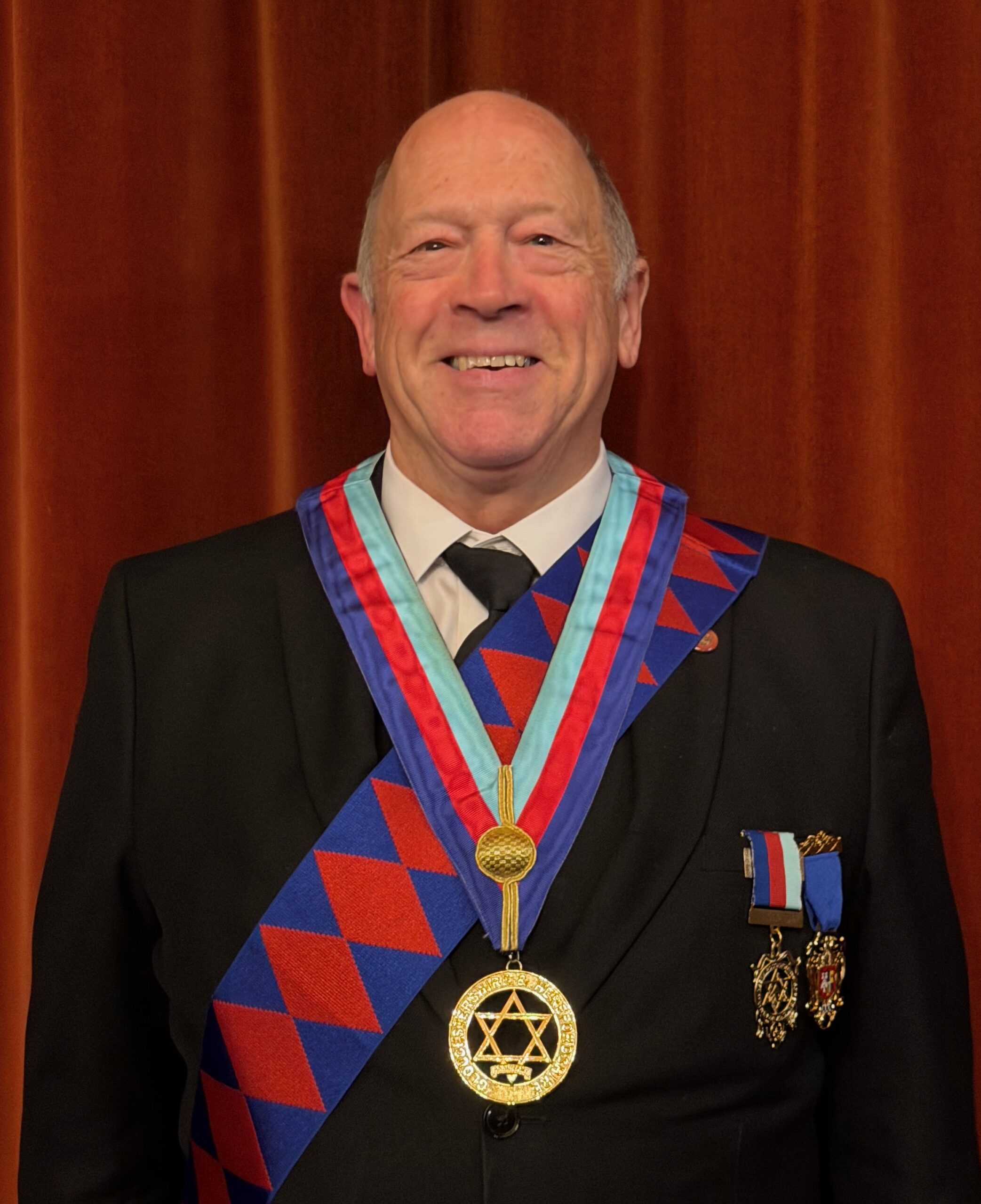 Picture of Excellent Companion Richard Myatt Assistant to the Provincial Grand Principals in Royal Arch Regalia
