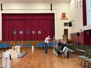 the royal arch provincial dc briefing his team