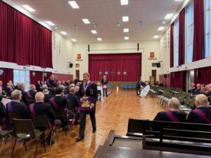 the provincial dc briefing all the companions attending the annual convocation